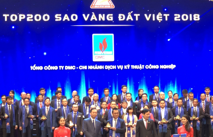 DMC-ITS: Vinh dự đón nhận giải thưởng Sao vàng đất Việt năm 2018
