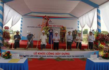 PVChem - Tech xây dựng căn cứ dịch vụ kỹ thuật dầu khí tại Nghi Sơn – Thanh Hóa