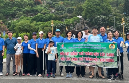 DMC trồng 300 cây xanh tại Núi Lớn, Thành Phố Vũng Tàu